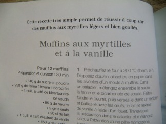 muffin myrtille
